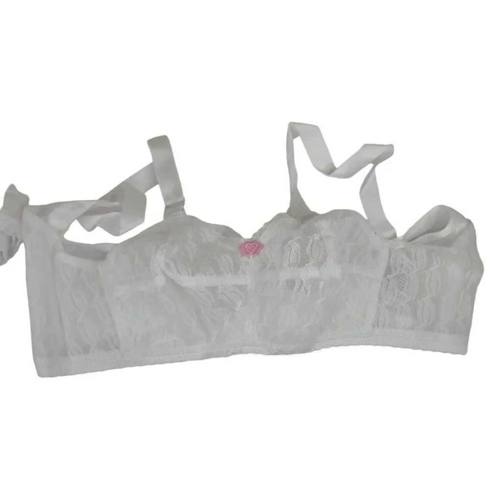 Ardyss Angel Bra White Size 30CC NEW Lot of 2 Wireless Comfort 4 Hooks